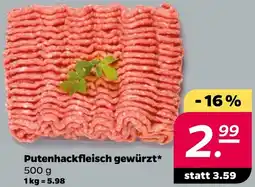 NETTO Putenhackfleisch gewürzt Angebot