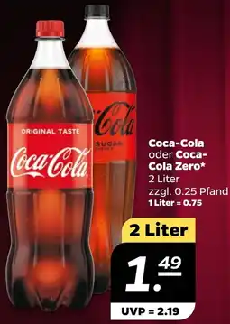 NETTO Coca-Cola oder Coca-Cola Zero Angebot
