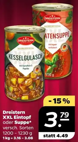NETTO Dreistern XXL Eintopf oder Suppe Angebot