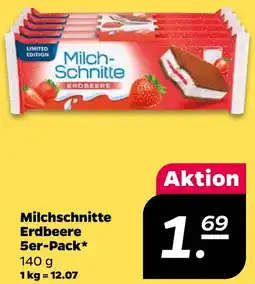 NETTO Milchschnitte Erdbeere 5er-Pack Angebot