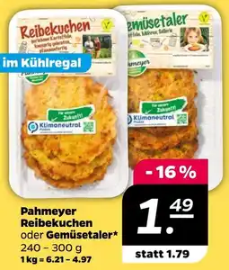 NETTO Pahmeyer Reibekuchen oder Gemüsetaler Angebot