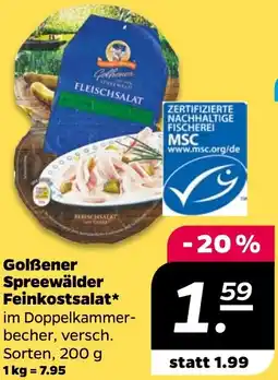 NETTO Golẞener Spreewälder Feinkostsalat Angebot