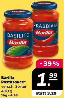 NETTO Barilla Pastasauce Angebot