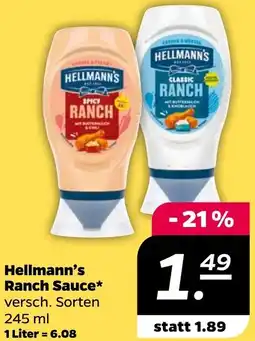 NETTO Hellmann's Ranch Sauce Angebot