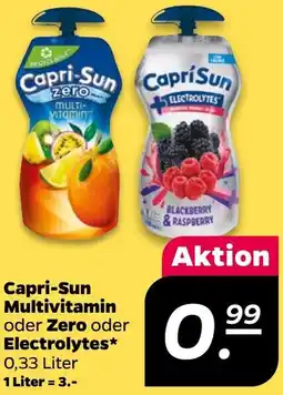 NETTO Capri-Sun Multivitamin oder Zero oder Electrolytes Angebot
