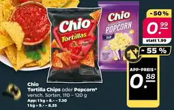 NETTO Chio Tortilla Chips oder Popcorn Angebot
