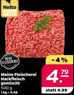 NETTO Meine Fleischerei Hackfleisch gemischt Angebot