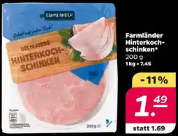 NETTO Farmländer Hinterkochschinken Angebot