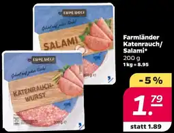 NETTO Farmländer Katenrauch/ Salami Angebot