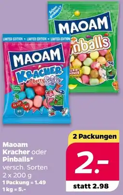 NETTO Maoam Kracher oder Pinballs Angebot