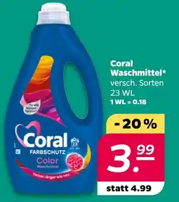 NETTO Coral Waschmittel Angebot