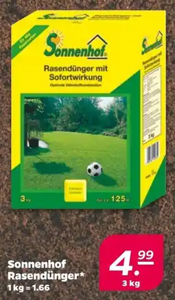 NETTO Sonnenhof Rasendünger Angebot