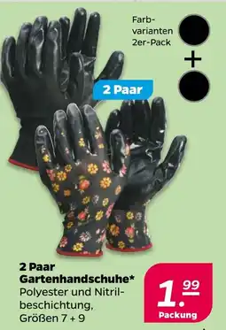 NETTO 2 Paar Gartenhandschuhe Angebot
