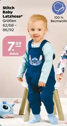 NETTO Stitch Baby Latzhose Angebot