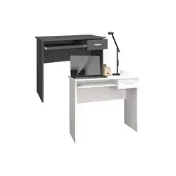 Netto Marken-Discount VCM Holz Schreibtisch Computertisch Tastaturauszug Schublade Bürotisch Arusa Angebot