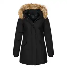 Netto Marken-Discount Geographical Norway Winterjacke Mantel mit Kapuze Regular Fit Angebot