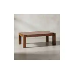 Netto Marken-Discount KADIMA DESIGN Rustikaler Couchtisch NAKO: Akazienholz, quadratisch, handgefertigt, pflegeleicht Angebot