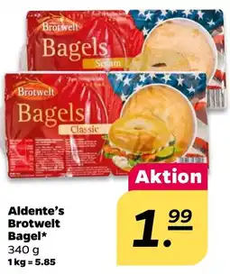 NETTO Aldente's Brotwelt Bagel Angebot