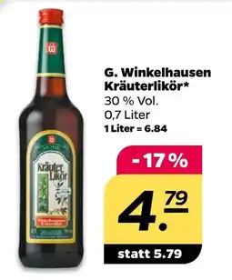 NETTO G. Winkelhausen Kräuterlikör Angebot