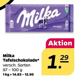 NETTO Milka Tafelschokolade Angebot