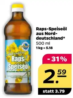 NETTO Raps-Speiseöl aus Nord- deutschland Angebot