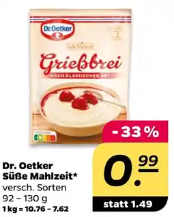 NETTO Dr. Oetker Süße Mahlzeit Angebot