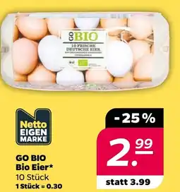NETTO GO BIO Bio Eier Angebot