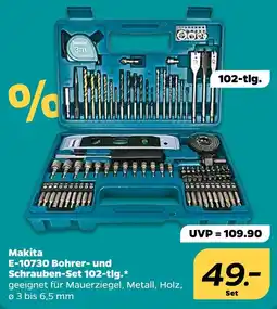 NETTO Makita E-10730 Bohrer- und Schrauben-Set 102-tlg. Angebot