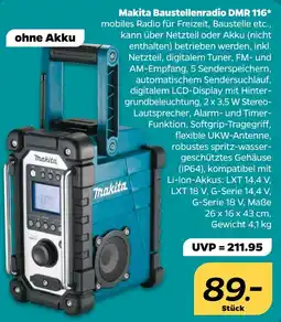 NETTO Makita Baustellenradio DMR 116 Angebot