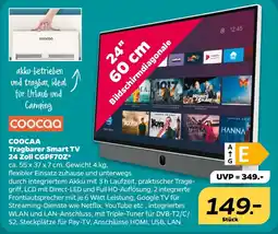 NETTO COOCAA Tragbarer Smart TV 24 Zoll 24 Zoll CGPF70Z Angebot