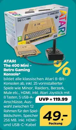 NETTO ATARI The 400 Mini - Retro Gaming Konsole Angebot