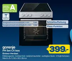 Euronics gorenje FH Set CX bas Einbau-Herdset Angebot