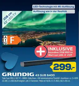 Euronics GRUNDIG 43 GUB 6400 43" LED-TV Angebot