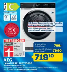 Euronics AEG LAVATHERM TR9T75689 Wärmepumpen-Trockner Angebot