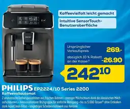 Euronics PHILIPS EP2224/10 Series 2200 Kaffeevollautomat Angebot