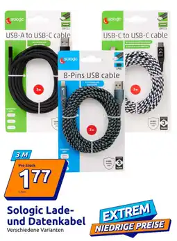 Action Sologic Lade- und Datenkabel Angebot