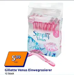 Action Gillette Venus Einwegrasierer Angebot
