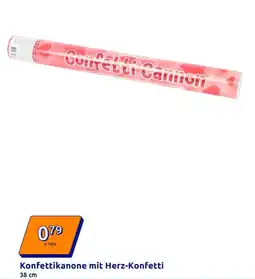 Action Konfettikanone mit Herz-Konfetti Angebot