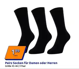 Action Pairz Socken für Damen oder Herren Angebot