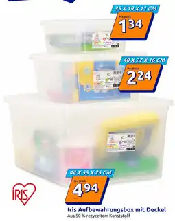 Action Iris Aufbewahrungsbox mit Deckel Angebot