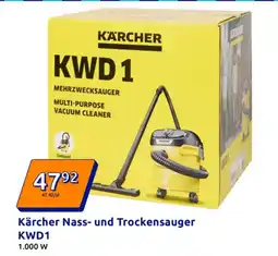 Action Kärcher Nass- und Trockensauger KWD1 1.000 W Angebot