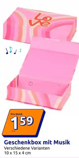 Action Geschenkbox mit Musik Angebot