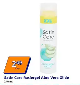 Action Satin Care Rasiergel Aloe Vera Glide Angebot