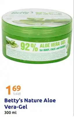Action Betty's Nature Aloe Vera-Gel Angebot