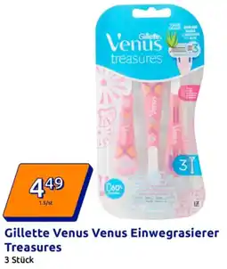 Action Gillette Venus Venus Einwegrasierer Treasures Angebot
