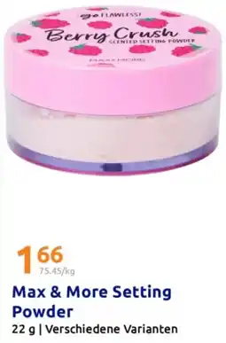 Action Max & More Setting Powder Angebot