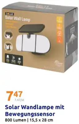 Action Solar Wandlampe mit Bewegungssensor Angebot