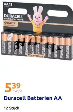 Action Duracell Batterien AA Angebot