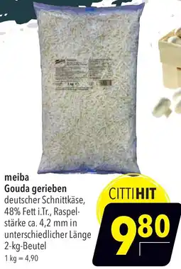CITTI Markt meiba Gouda gerieben Angebot
