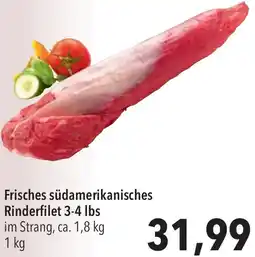 CITTI Markt Frisches südamerikanisches Rinderfilet 3-4 lbs Angebot